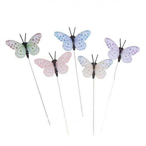 Bunte Schmetterlinge aus Papier