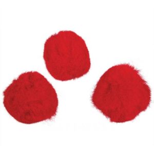 rote Pompons