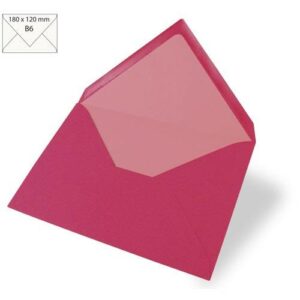 Briefumchlag B6 pink