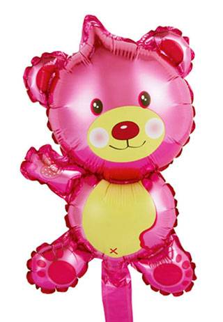 Folienballon Teddybär Girl