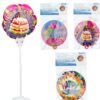 Selbstaufblasender Folienballon Happy Birthday