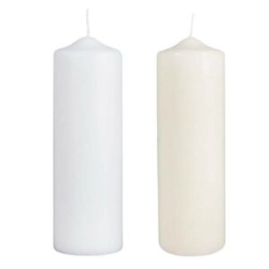 Kerzen in weiß oder cremefarben zum Verzieren