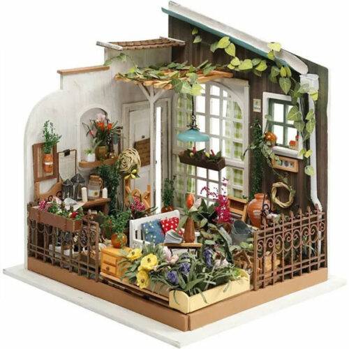 DIY-Miniatur-Gartenzimmer-Beisspiel