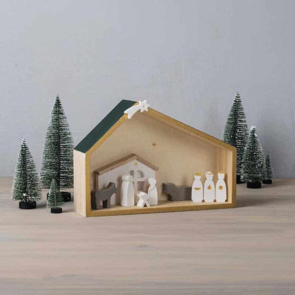 Miniatur Grippe mit gegossenen Grippenfiguren