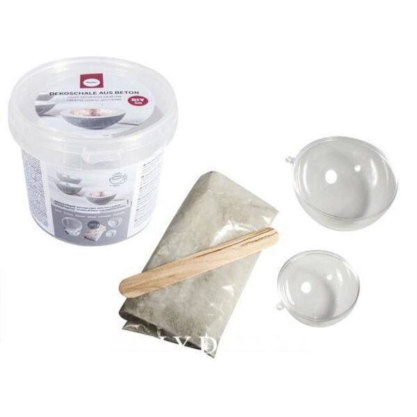 Dekoschale aus Beton, DIY Set 5 Teile – Bild 2
