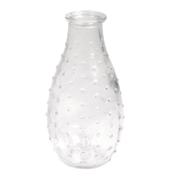 Glasvase mit Punkten aus Glas