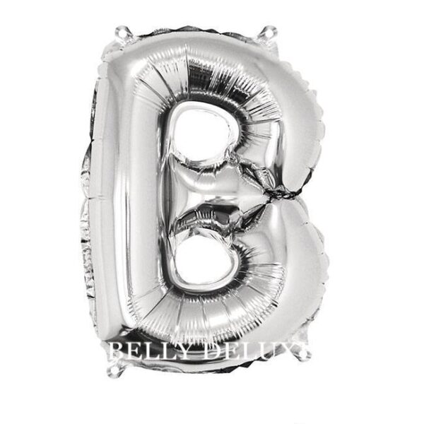 Folienballon Buchstaben silber