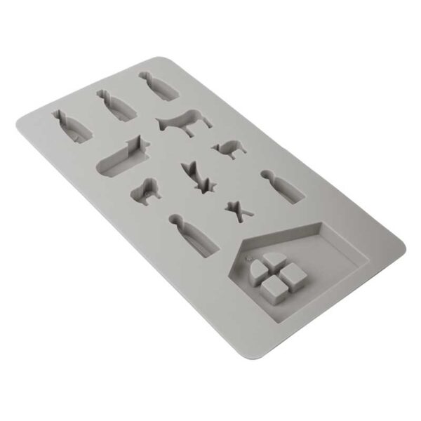 Silikon Gießform mit Grippenfiguren