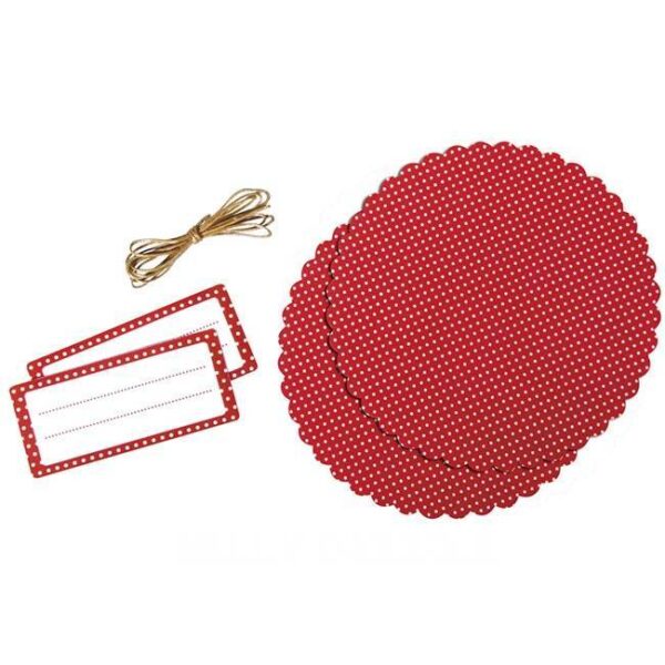 Dekoset Marmeladenglas dots