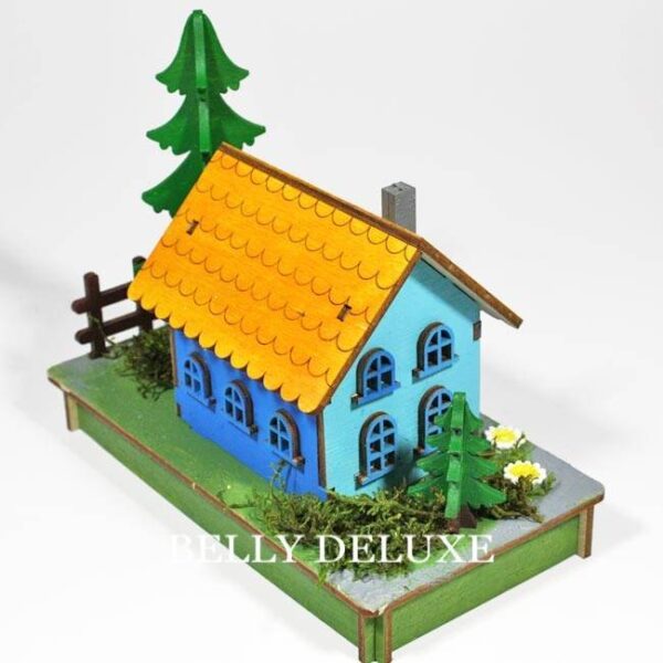Holzhaus Bastelset, 1 Haus