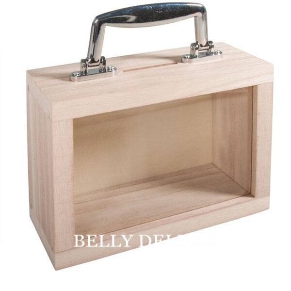 Spardose Holzkoffer