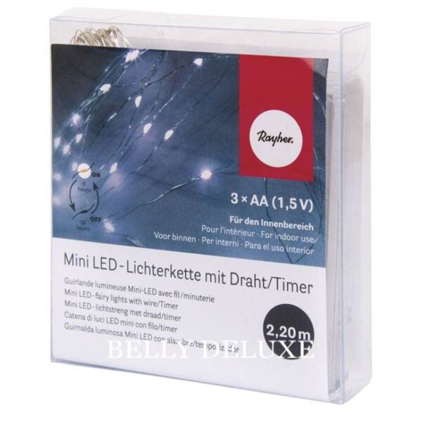 Mini LED- Lichterkette mit Timer