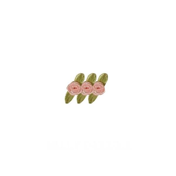 Röschen auf Schleifen, rosa – Bild 2