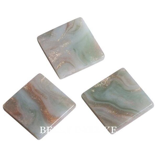 Marmorierte Mosaiksteine Jade