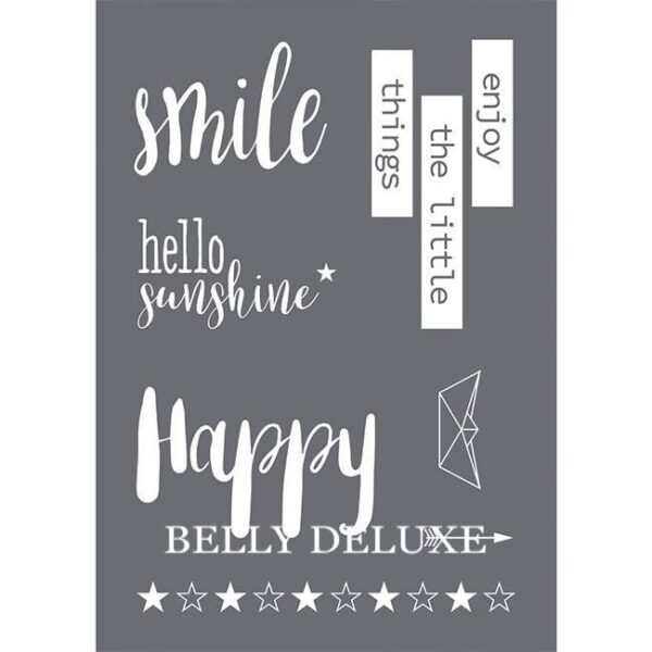 Siebdruck Schablone Smile – Bild 2