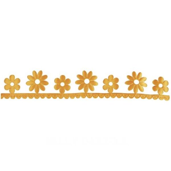 Blumenborte, selbstklebend, 2 Farben
