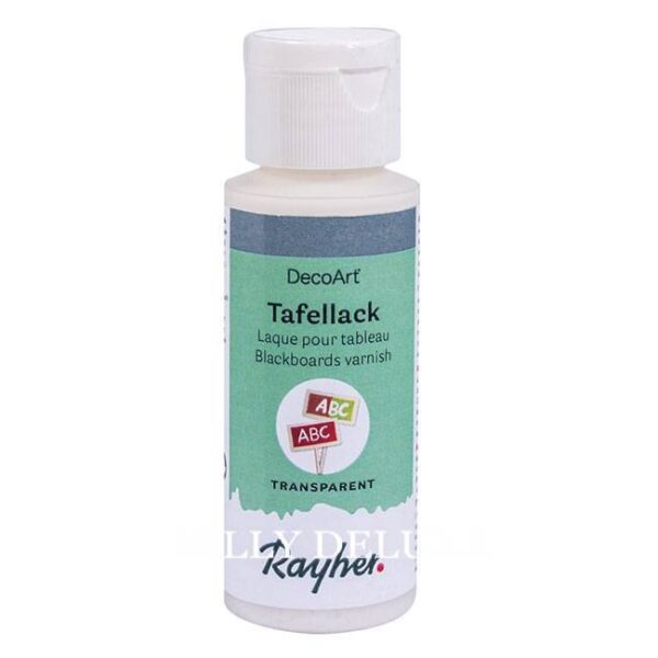 Transparenter Tafellack