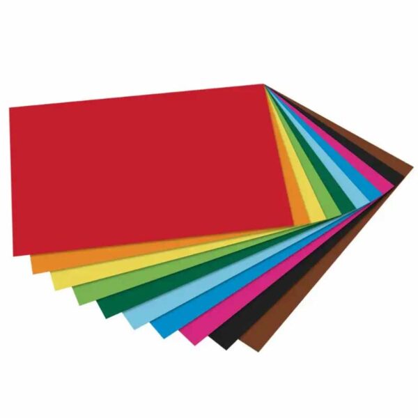 Tonpapier und Bastelpapier in 10 Farben