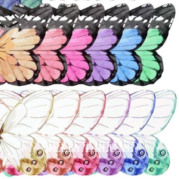 Gipsabdruck Babybauch Folie mit Schmetterlingen in 6 Farben