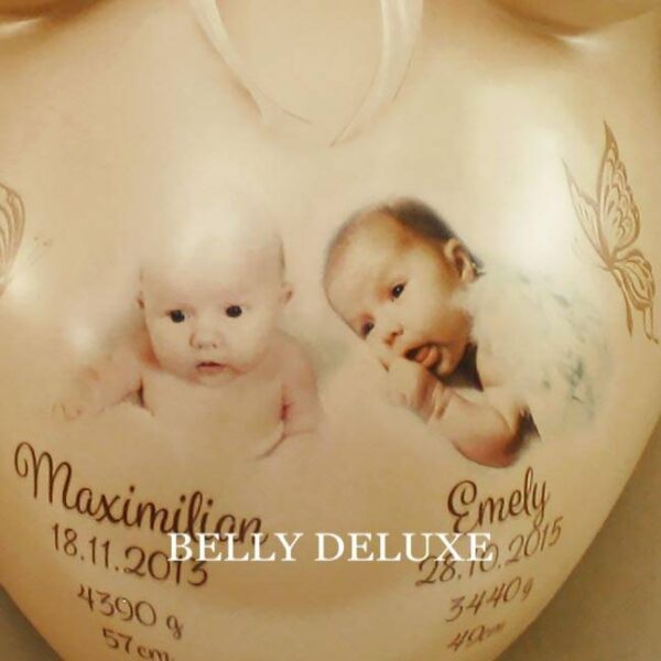 Motivfolie mit Babyfoto, Sepia – Bild 2