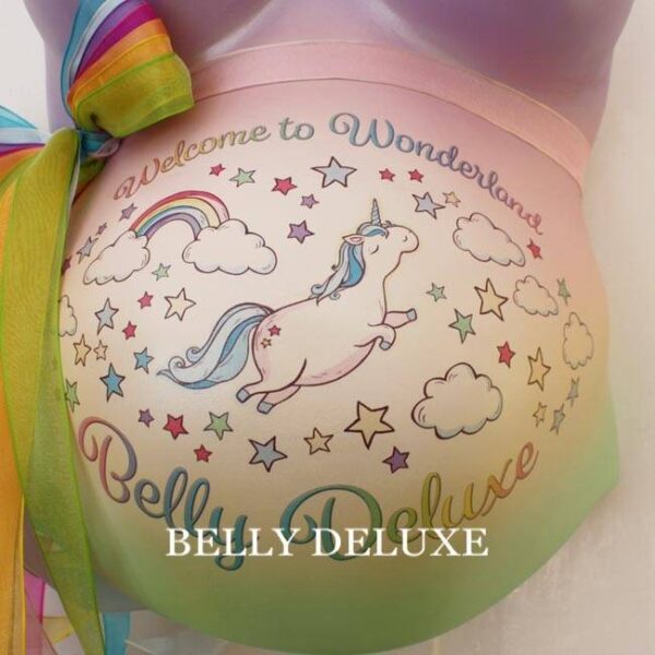 Gipsabdruck Motivfolie Einhorn