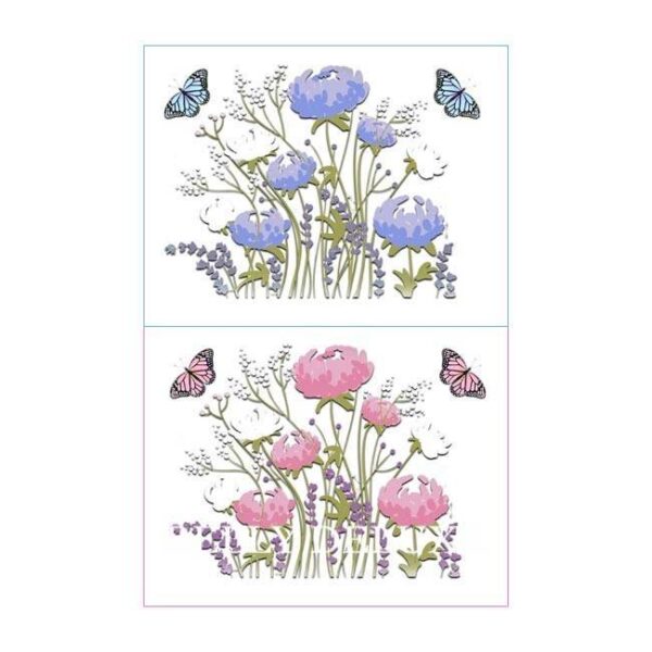 Motivfolie Spring Flowers, 2 Farben