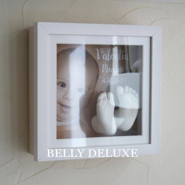 Gipsabdruck Objektrahmen Shadow Box