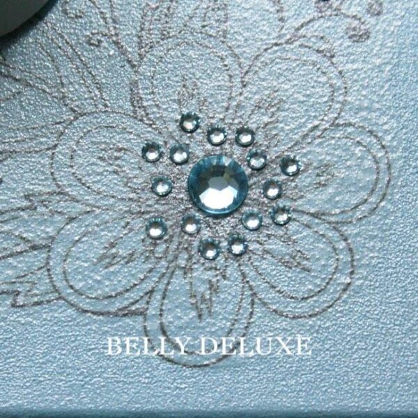 Swarovski Strass Aquamarin – Bild 2