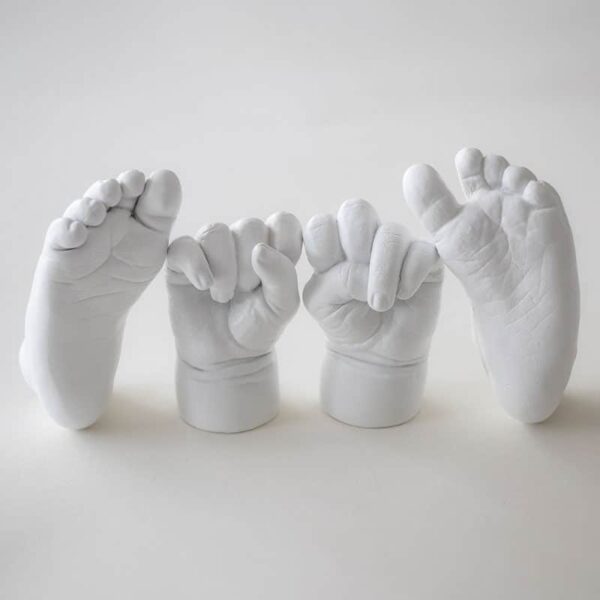 Baby Handabdrücke und Fußabdrücke Komplett-Set