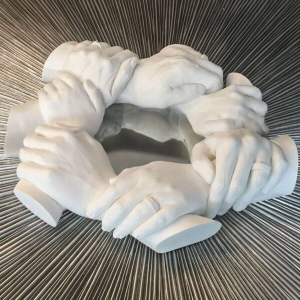 Alternative view of Gipsabdruck Set Family, 3d Handabdruck Familie