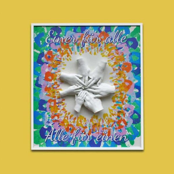 Familien Handabdruck Set
