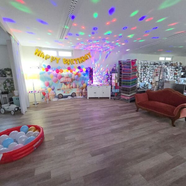 Platz zum Spielen und Tanzen beim Kindergeburtstag in Karlsruhe